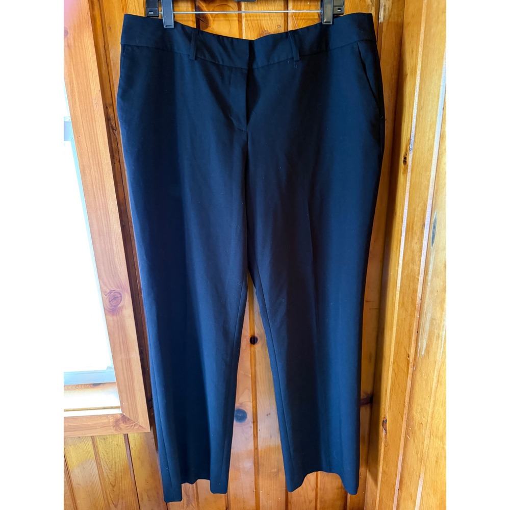 Liz‎ Claiborne Sophie Classic Black Career Trousers Dress Pants Womens 14W
